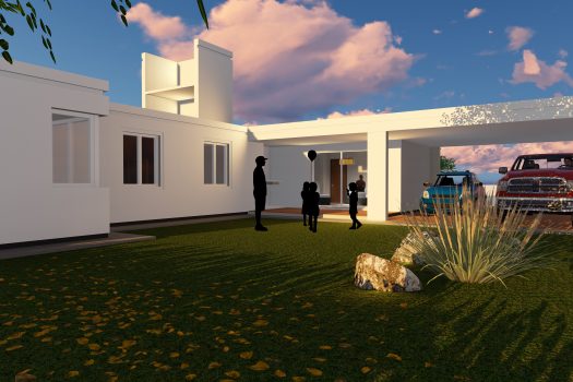 B° privado, amplia casa 2 dorm.