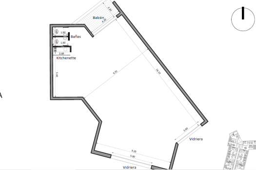 Santa Lucia, local comercial de 215 m2