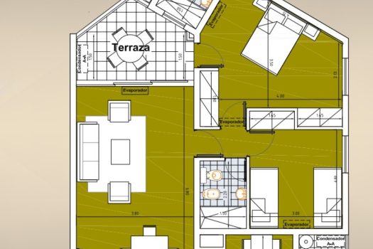 Rivadavia, 2 dorm. cochera y amenities