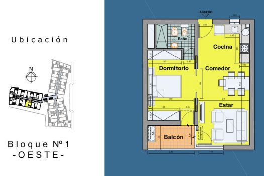 Capital, 1 dormitorio, cochera y amenities