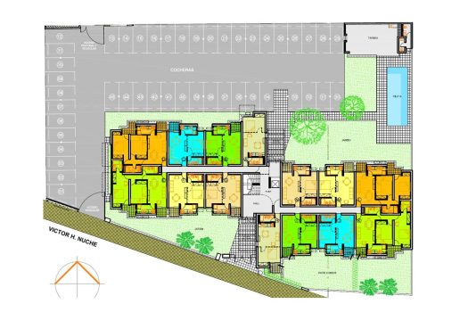 Dpto.1 dorm., 2 A/A, cochera y piscina