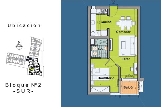 Ccio. M. Auxiliadora, 1 dorm. A/A, cochera